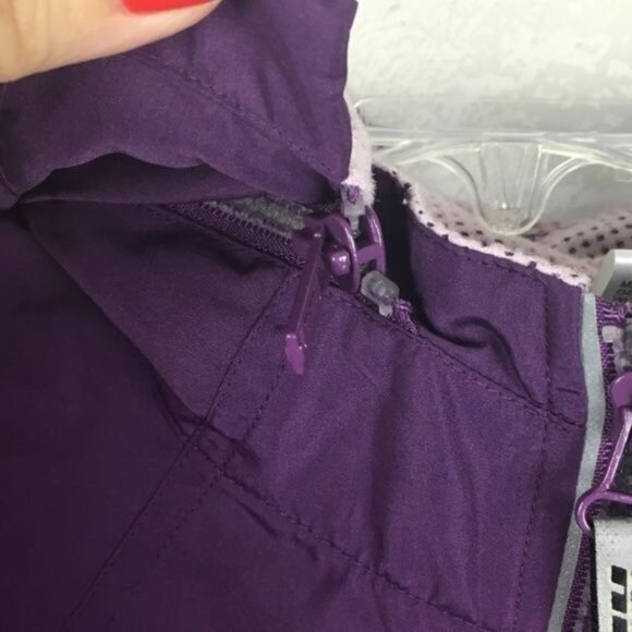 Hind Purple Windbreaker Jacket With Hood & Mesh Accents - Picture 2 of 8